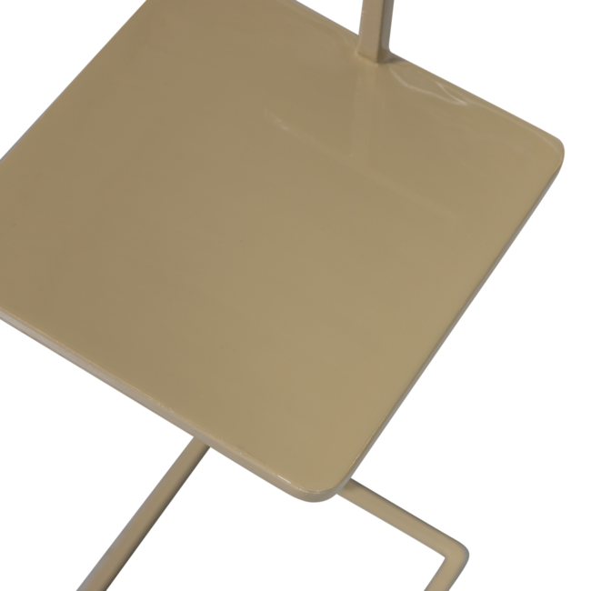 Woood TOSTE bijzettafel metaal donker zand