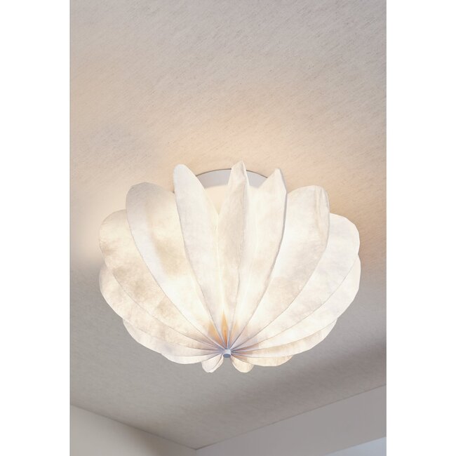 Woood DALIA plafond/wandlamp tyvek papier wit 28xO40CM