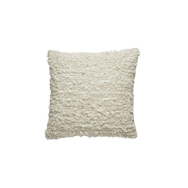 Light en Living Kussen 45x45 cm HUMADA bouclé naturel