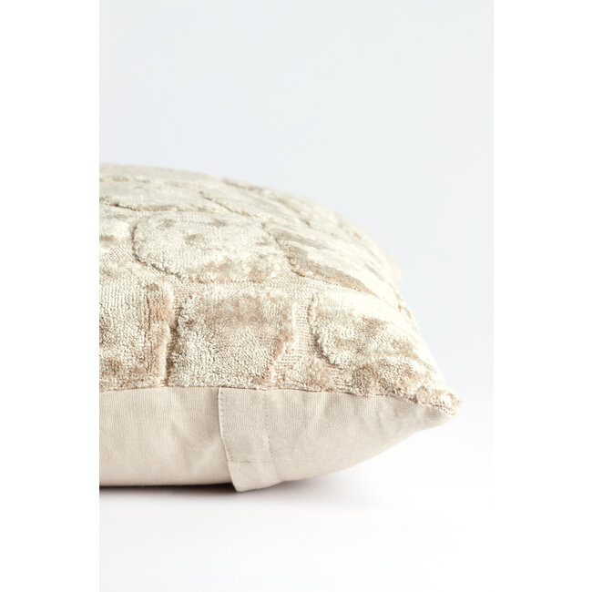 Light en Living Kussen 45x45 cm ZIRAFI beige