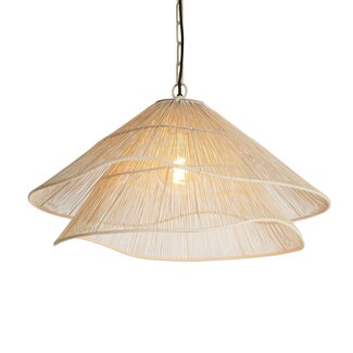 Light en Living Hanglamp Ø56x31 cm ALAMEDA creme