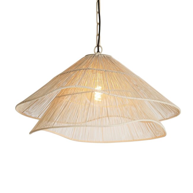 Light en Living Hanglamp Ø56x31 cm ALAMEDA creme