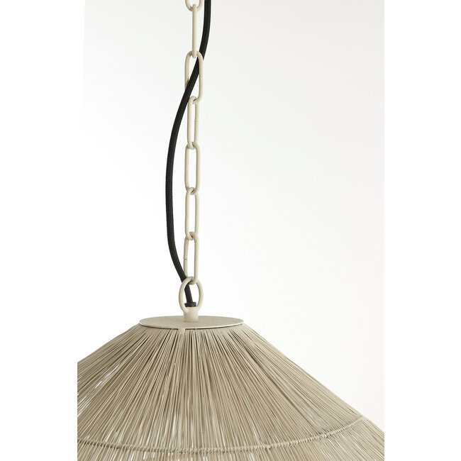 Light en Living Hanglamp Ø56x31 cm ALAMEDA creme