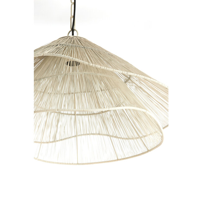 Light en Living Hanglamp Ø56x31 cm ALAMEDA creme