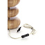 Light en Living Tafellamp Ø22x67,5 cm DANIALO hout print naturel+touw crème