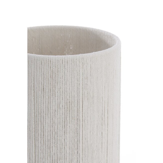 Light en Living Tafellamp Ø22x67,5 cm DANIALO hout print naturel+touw crème