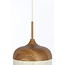 Light en Living Hanglamp Ø27,5x52 cm DANIA hout print naturel+touw crème
