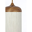 Light en Living Hanglamp Ø27,5x52 cm DANIA hout print naturel+touw crème