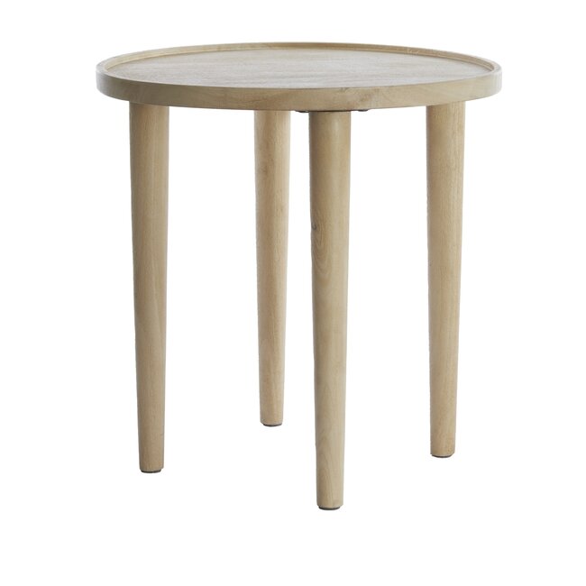 Light en Living Bijzettafel Ø45x45 cm QIANO mango hout naturel
