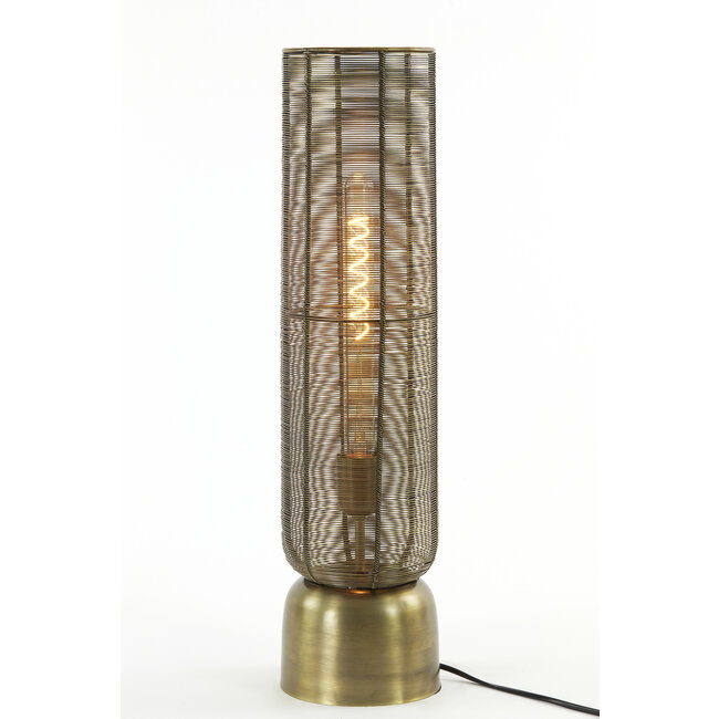 Light en Living Tafellamp Ø15,5x60,5 cm LEZUZA antiek brons