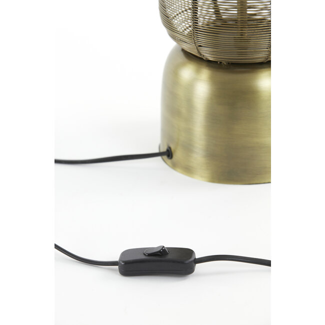 Light en Living Tafellamp Ø15,5x60,5 cm LEZUZA antiek brons