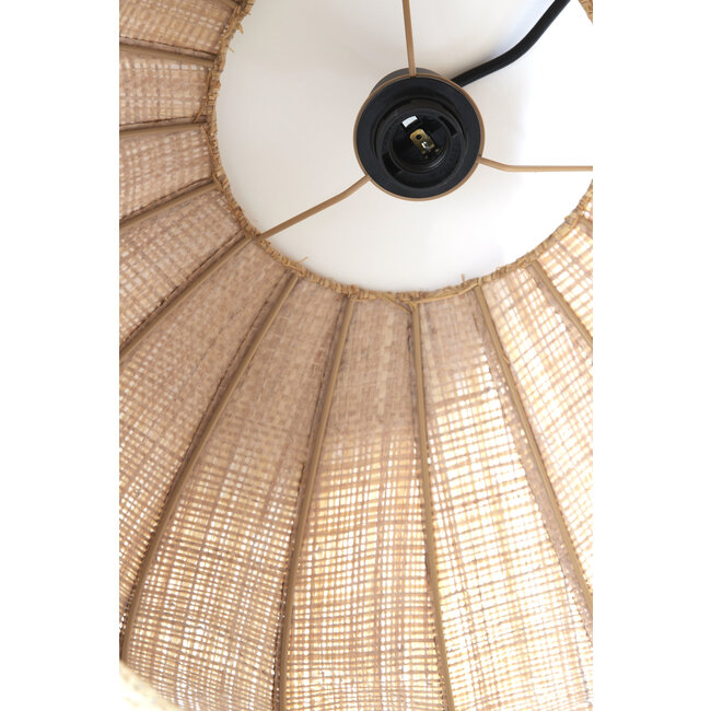 Light en Living Hanglamp Ø51x34 cm RAFAELLA raffia naturel