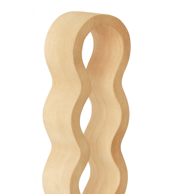 Light en Living Wijnrek 5 flessen 18x13x58 cm EDOLO hout mat naturel