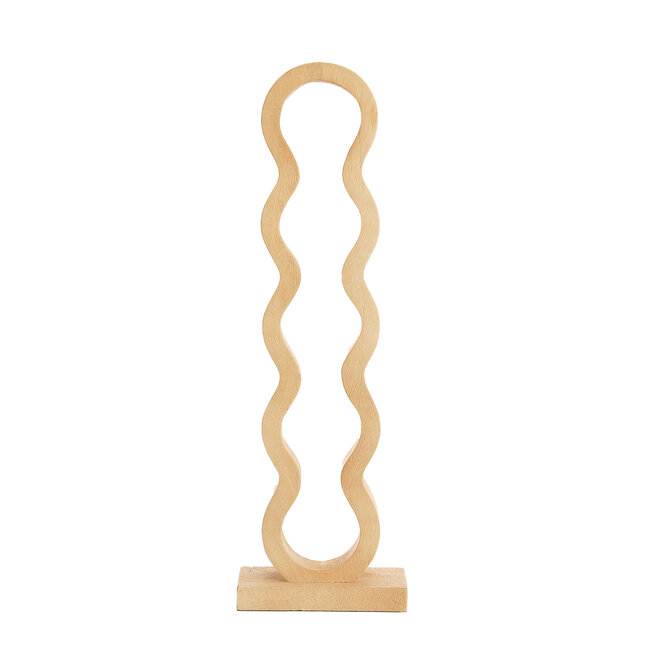 Light en Living Wijnrek 5 flessen 18x13x58 cm EDOLO hout mat naturel