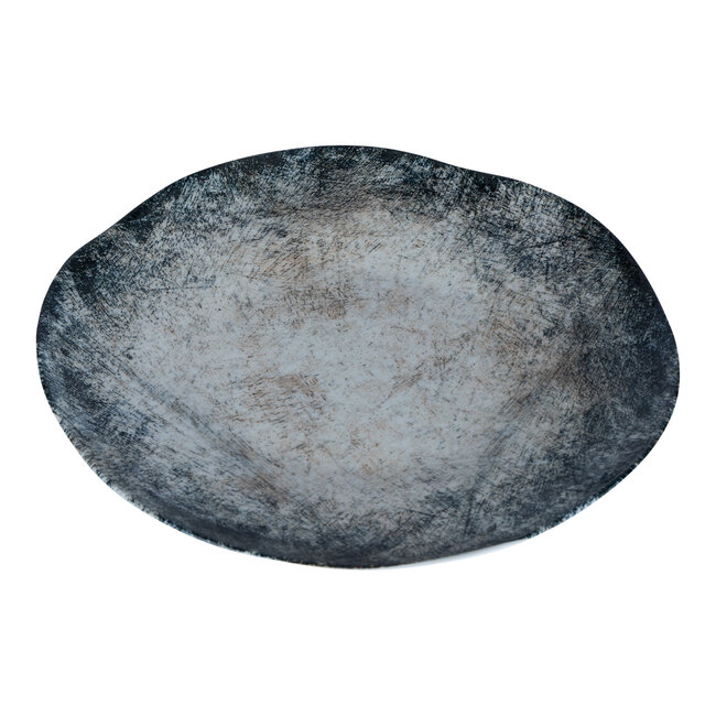 PTMD Dinerbord Kaylaa Blauw porselein rond S - 23 cm