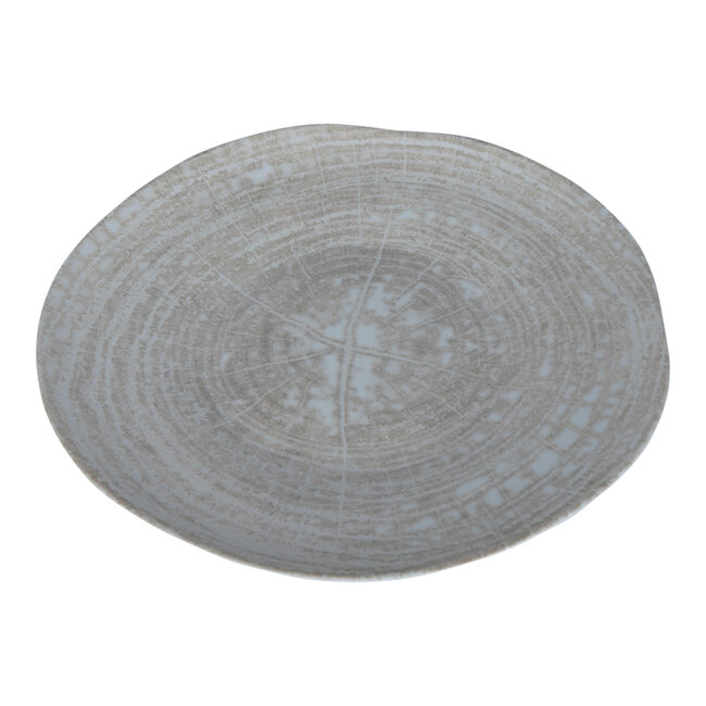 PTMD Dinerbord Kaylaa Blauw creme rond S - 23 cm