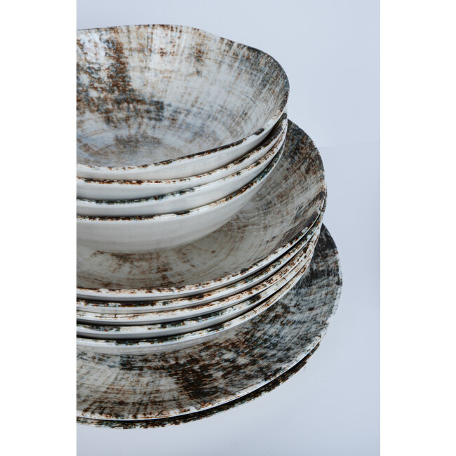 PTMD Dinerbord Kaylaa Multicolor rond S - 23 cm