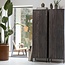 Woood New Gravure Hoge Kast Met Lade Essen Espresso [fsc]