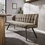 WoonStijl Eetkamerbank Raster 180 cm boucle Taupe