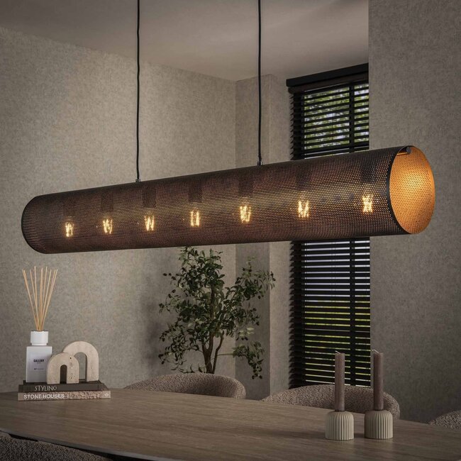 WoonStijl Hanglamp 7L koker XL mesh