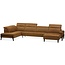WoonMax Bank Armstrong - Cabrio Cognac - Ottomane - 3zits tussenelement - chaise longue - Showroommodel