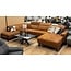 WoonMax Bank Armstrong - Cabrio Cognac - Ottomane - 3zits tussenelement - chaise longue - Showroommodel