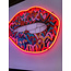 Locomocean Muurschilderij (LED lamp Neon) - Mouth