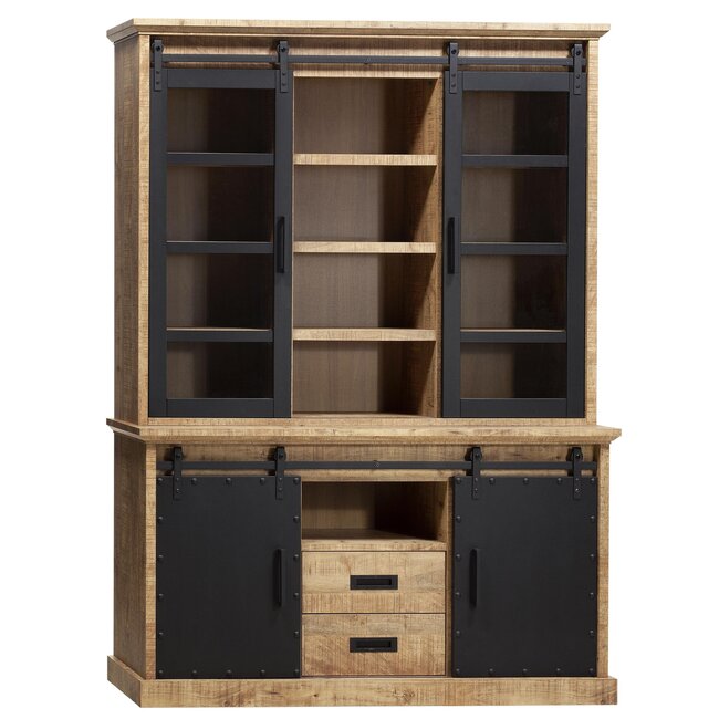 WoonMax Buffetkast Industry Mango met schuifdeur