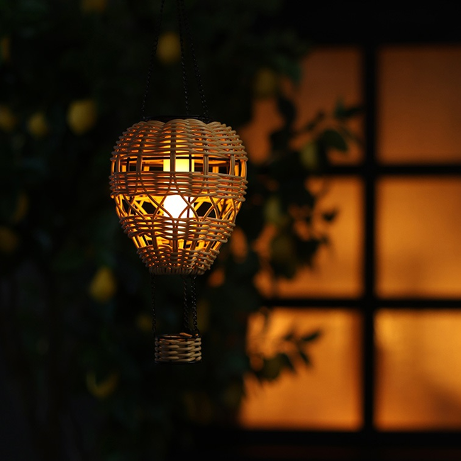 Countryfield Hanger hete luchtballon Solar LED bruin (1 stuks)