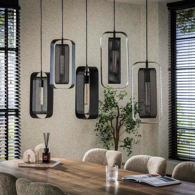 WoonStijl Hanglamp 5L mesh rotate
