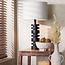 Light en Living Kap cilinder BOLERO wit boucle - Diverse maten