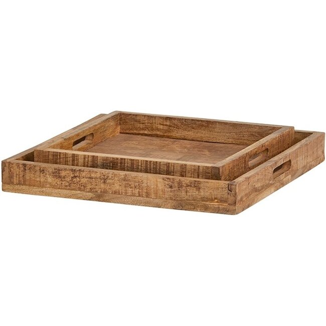 Nijwie Dienbladen set van 2 - Mango