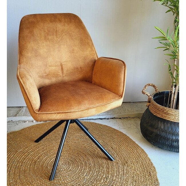 Benoa Eettafelstoel Noah Adore Cognac