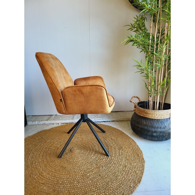 Benoa Eettafelstoel Noah Adore Cognac