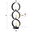 WoonStijl Vloerlamp 3L ring geperforeerd