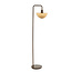 Light & Living Vloerlamp 43x30x165 cm BAYLIE hout print d bruin+bruin glas