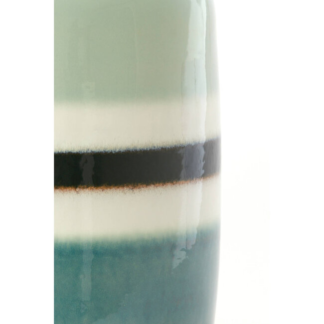 Light en Living Bijzettafel Ø34x46,5 cm FRANCA keramiek groen-mint groen