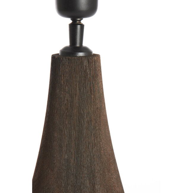 Light en Living Lampvoet Ø13x32 cm TRAPINO hout mat donker bruin