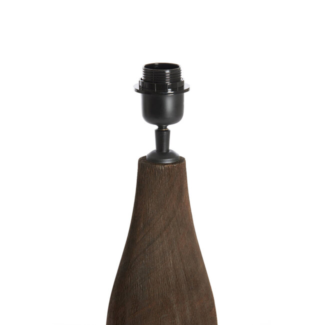 Light en Living Lampvoet Ø13x32 cm TRAPINO hout mat donker bruin