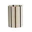 Light en Living Lampenkap cilinder 25-25-36 cm MEDAN crème+bruin+donker bruin
