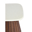 Light en Living Bijzettafel 45x45x35 cm OKATO crème+hout bruin