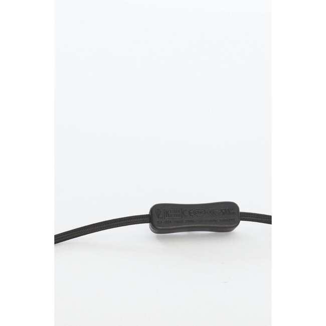 Light en Living Tafellamp 30x20x61 cm BAYLIE hout print d bruin+bruin glas