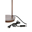 Light en Living Tafellamp 30x20x61 cm BAYLIE hout print d bruin+bruin glas