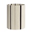 Light en Living Lampenkap cilinder 30-30-40 cm MEDAN crème+bruin+donker bruin