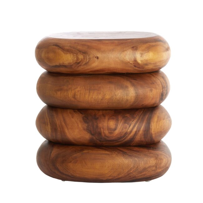 Light en Living Bijzettafel 45x31x48 cm FACUNDO hout naturel