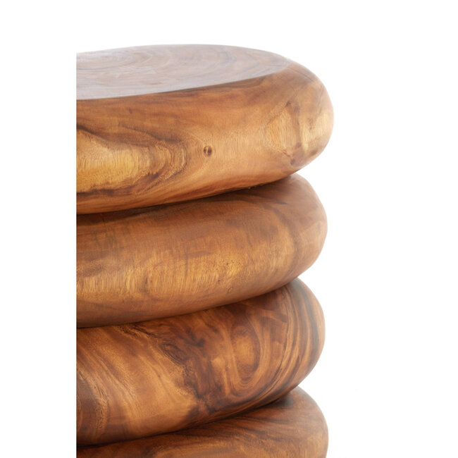 Light en Living Bijzettafel 45x31x48 cm FACUNDO hout naturel