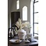 Light en Living Windlicht Ø26x48 cm ANOSY glas helder+hout mat donkerbruin