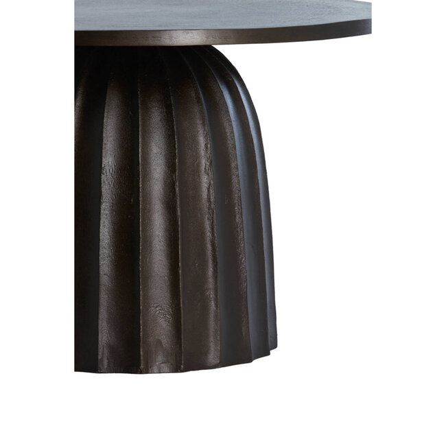 Light en Living Bijzettafel Ø60x38 cm VEGLIA mat donker bruin