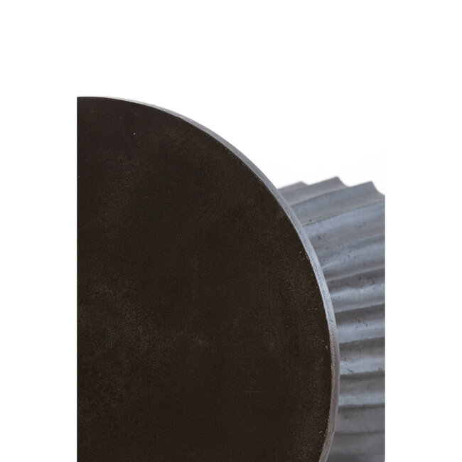 Light en Living Bijzettafel Ø45x56 cm VEGLIA mat donker bruin