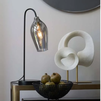 Light & Living Ornament op voet 34x18x43 cm VODICE crème+antiek brons